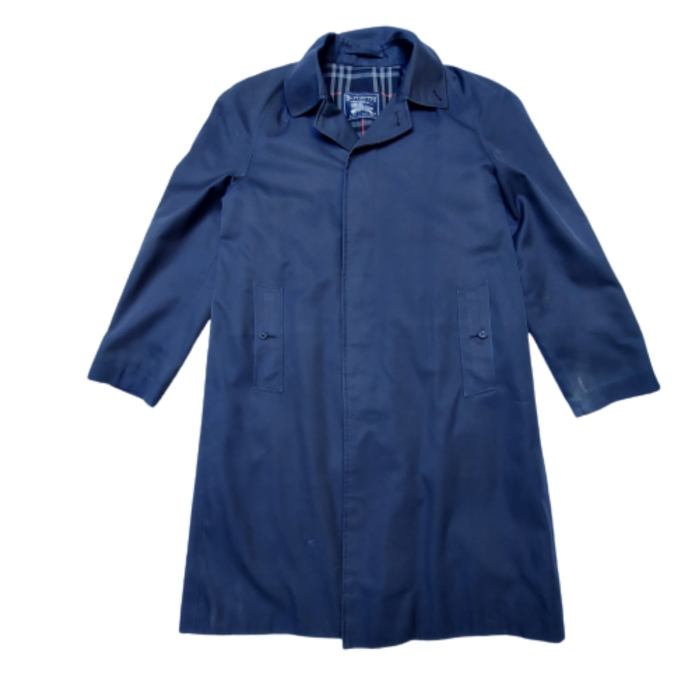Burberrys Men's Navy Vintage Straight Trench Coat